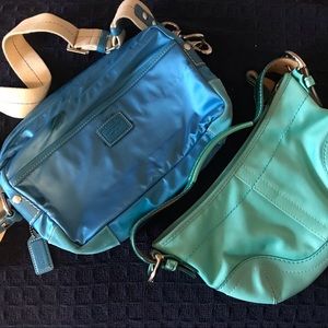 two for one deal! authentic coach handbags